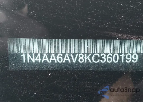 2019 Nissan Maxima 3.5 Sv from USA, damaged, VIN 1N4AA6AV8KC360199